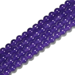 50 Strand 15" Wholesale Imitation Amethyst Stone Round Spacer Loose Beads8MMDIY - Picture 1 of 6