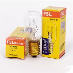 FSL 220/240V 15W E14 Refrigerator Light Cooker Hood Lamp Microwave Oven Bulb  - Picture 1 of 3