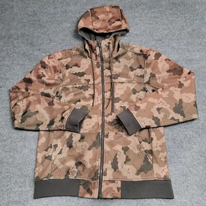 Simms Jacke Herren Medium Camo Rouge Fleece Full Zip Hoodie Angeln Outdoor - Bild 1 von 11