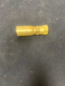 Pressverschraubung, Innengewinde 1/2 Zoll JIC drehbar, Messing, 4er-Pack - Bild 1 von 3