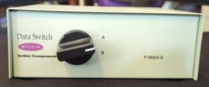 Belkin Rotary 2 Port Data Transfer Switch F1B024-E Serial/Parallel Printer - Picture 1 of 2