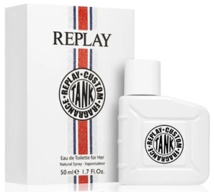 REPLAY TANK CUSTOM FOR HER EAU DE TOILETTE EDT - DAMEN FÜR SIE. NEU 50 ml  - Bild 1 von 2
