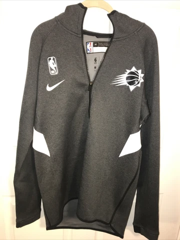 NBA Authentics Phoenix Suns Nike Dri-Fit Full Zip Jacket Hoodie Men SZ M Cover