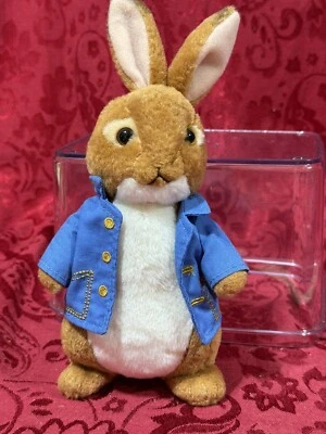 Peter Rabbit 9” Plush Soft Toy Stuffed Animal Beatrix Potter Blue Coat Ty - Image 1 of 4