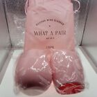 Odeme What A Pair Light Pink Silicone Wine Glasses w/ Carrying Bag Cups Set of 2