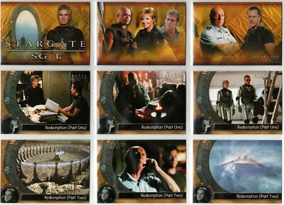 STARGATE SG-1 SEASON 6 2004 RITTENHOUSE BASE TRADING CARD SET (72) - Image 1 of 2