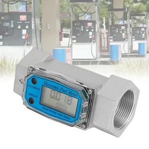 1.5Inch Turbine Digital Diesel Fuel Flow Meter Oval Gear Flow Gauge BSPT/NPT - Picture 1 of 13