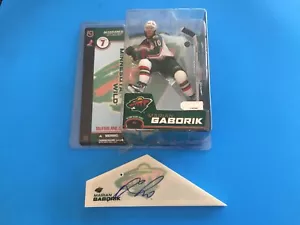Marian Gaborik Signed Auto McFarlane Toy Action Figure Figurine - Picture 1 of 2