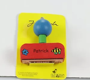 Stempel Patrick Namensstempel Blume+Tigerente Holzstempel Janosch - Bild 1 von 1