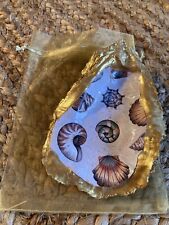 Decorative Seashell Oyster Shell for Jewelry Rings Trinket Dish Ocean Shells