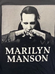 Marilyn Manson T-shirt Fists Out black size small bay island - Picture 1 of 7