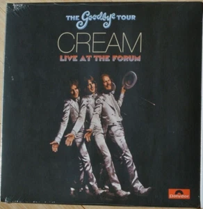 CREAM Live At The Forum 2-LP Vinyl The Goodbye Tour - Picture 1 of 2