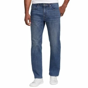Eddie Bauer Jean Denim Classici Straizzati 5 Tasche da Uomo (36x34, Blu) - Foto 1 di 3
