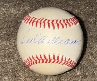 Ted Williams Signed/Auto Official American League Baseball JSA LOA Full Letter - Image 1 of 4