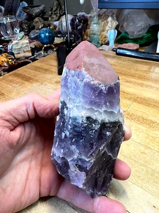 Auralite 23 Amethyst Crystal Gemstone Natural Healing Laser Point Specimen 521 - Picture 1 of 13