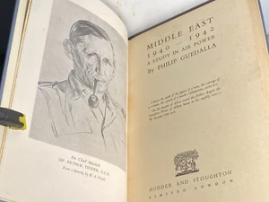 Middle East 1940-1942  a study in air power Philip Guedalla 1944 aviation flying - Imagen 1 de 9