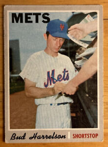 1970 Topps Bud Harrelson Baseball Card #634 Mets Shortstop O/C & Creased