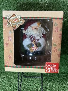 Ornamento de Papá Noel Gund Country Kringles 88247 Gotta Get Gund - Imagen 1 de 4