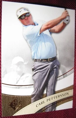 Tarjeta base Carl Pettersson 2014 cubierta superior SP GOLF #2 casi nueva-como nueva Foto 1 de 2