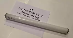 GE F15T12/WW Fluorescent Lamp (GE #10185) 15 Watt - Warm White - T12 - G13 Base - Picture 1 of 5