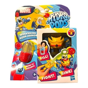 Hydro Pods Marvel Wolverine Aqua Armor Mech Traje Conjunto de Batalla Activado por Agua - Imagen 1 de 7
