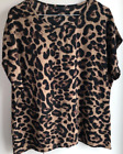Ladies Shein  Polyester Animal Print  Top Casual Top Round  Neckline  Size 20