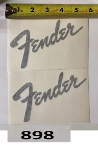 2! OLD SCHOOL Fender amp electric guitar sticker decal Vintage die cut Rock Band - Foto 1 di 4