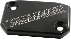 Works Connection 21-055 Brembo Embrague Master Cylinder Cover Cap Black Made in US - Imagen 1 de 2