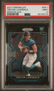 2021 Panini Chronicles Trevor Lawrence Prizm Black #PB-1 PSA 9. Rookie. - Picture 1 of 4