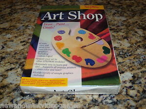 Art Shop By Stepway (PC) MS-Dos 3.5 Inch Floppy Disk (New and Sealed) (Mint)