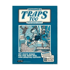 Flying Buffalo Fantasy RPG Grimtooth's Traps Too (1a Edizione, 1a) VG - Foto 1 di 1