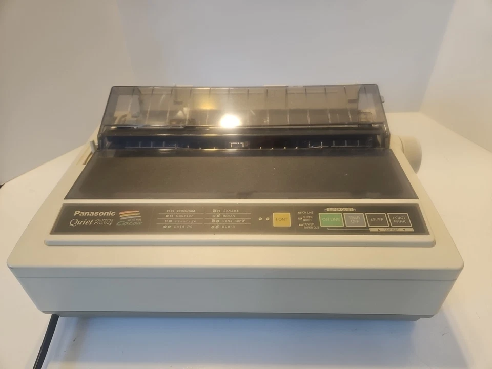 *UNTESTED BUT POWERS ON* PANASONIC KX-P2135 PRINTER 24PIN DOT MATRIX COLOR 120V^ - Image 1 of 4