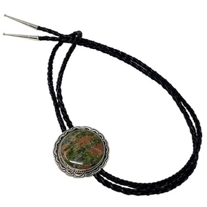 Albert Begay, Bolo, Unakite, Navajo Handmade, 48" - Picture 1 of 4