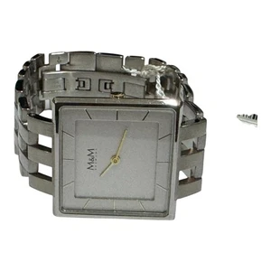 M&M Armbanduhr Damen Uhr Edelstahl Hochwertig Edel Bi Color Ziffernblatt Neu - Bild 1 von 6