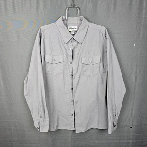 Abalanche New York Herren Xl Langarm Grau Knopfleiste - Bild 1 von 6