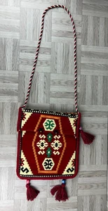 Bandolera Bolso Mensajero de Hombro - Alfombra Boho Hippie Étnica Retro Festival - Imagen 1 de 7