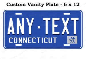 Connecticut 73' State License Plate for Auto ATV Bike Keychain Fridge Magnet - Imagen 1 de 25