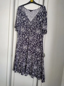 Peacocks Floral Dress Size 16 - Picture 1 of 8