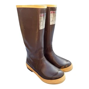 Xtratuf Stivali Donna 15" Gomma Impermeabili Punta Morbida Sorelle Salmone Taglia 8 Marrone - Foto 1 di 12