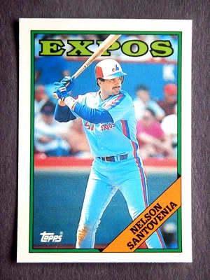 Nelson Santovenia #102T  Topps Traded 1988 Baseball Card (Montreal Expos) - Image 1 of 2