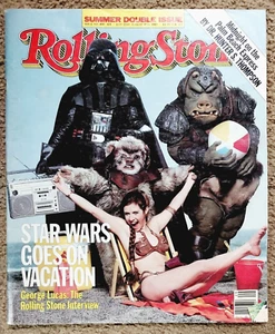 Rolling Stone 400/401 Star Wars Cover Leia July/Aug 1983 No Label VG Condition - Picture 1 of 8