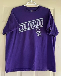 Colorado Rockies MLB Genuine Merchandise Short Sleeve T-shirt - Size XL - Picture 1 of 3