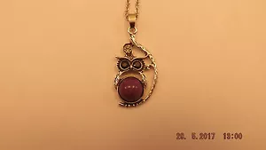 NUEVO Mujeres Vintage Cristal Búho Collar Colgante Cadena Larga Estrás Joyería 222 - Imagen 1 de 1