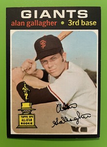 1971 Topps Baseball Trading Card #224 Alan Gallagher San Francisco Giants