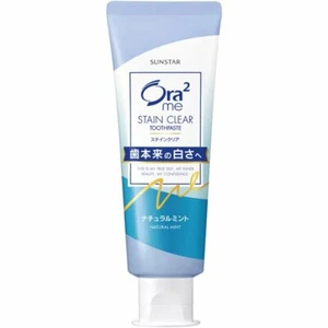 Ora2 me Stain Clear Toothpaste Natural Mint Flavor Whitening 130g Made in Japan - Picture 1 of 1