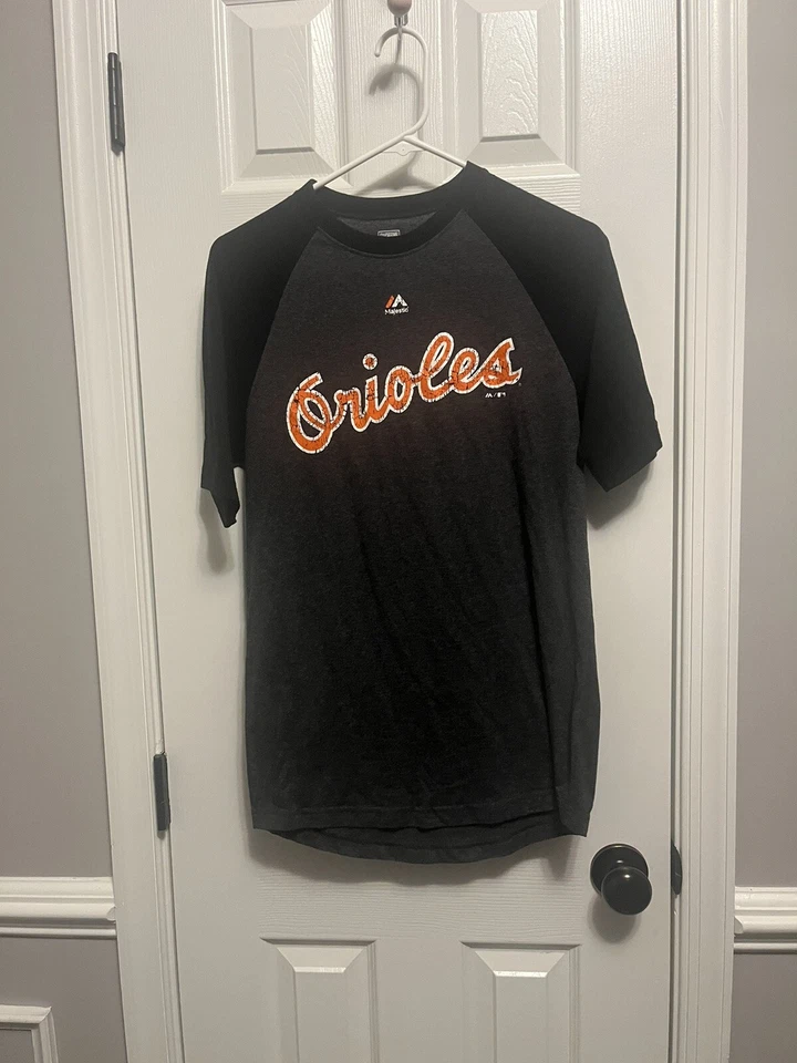 Camiseta De Colección Negra Baltimore Orioles Coleccionistas Cal Ripken 8 Hombres Pequeña  Foto 1 de 3
