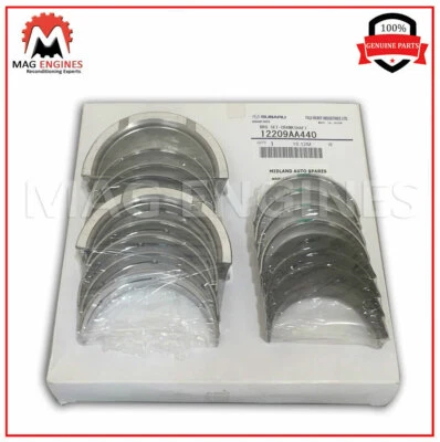 12209-AA440/AA480 y 12108-ab060 genuino juego de rodamientos de varilla principal y con subaru ee20z  Foto 1 de 4