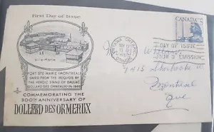 FDC Dollard des Ormeaux - 5 cents 1960 #390 ( MY REF & ) - Picture 1 of 1