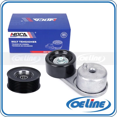 2x Belt Tensioner w/Pulley for Nissan Frontier NV2500 NV3500 4.0L - Image 1 of 4