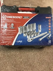 Crescent 30 Pc Socket Wrench Professional Tool Set - Foto 1 di 4